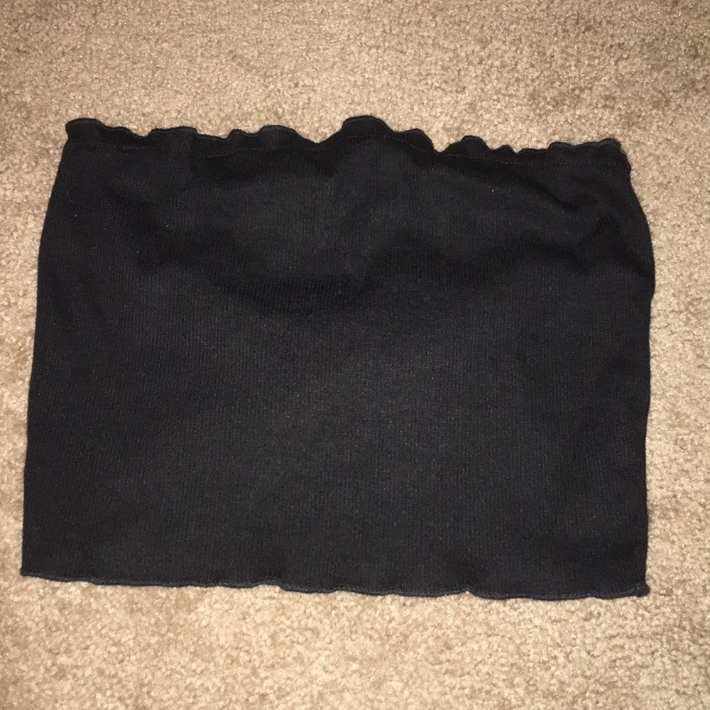 Cropped tube top